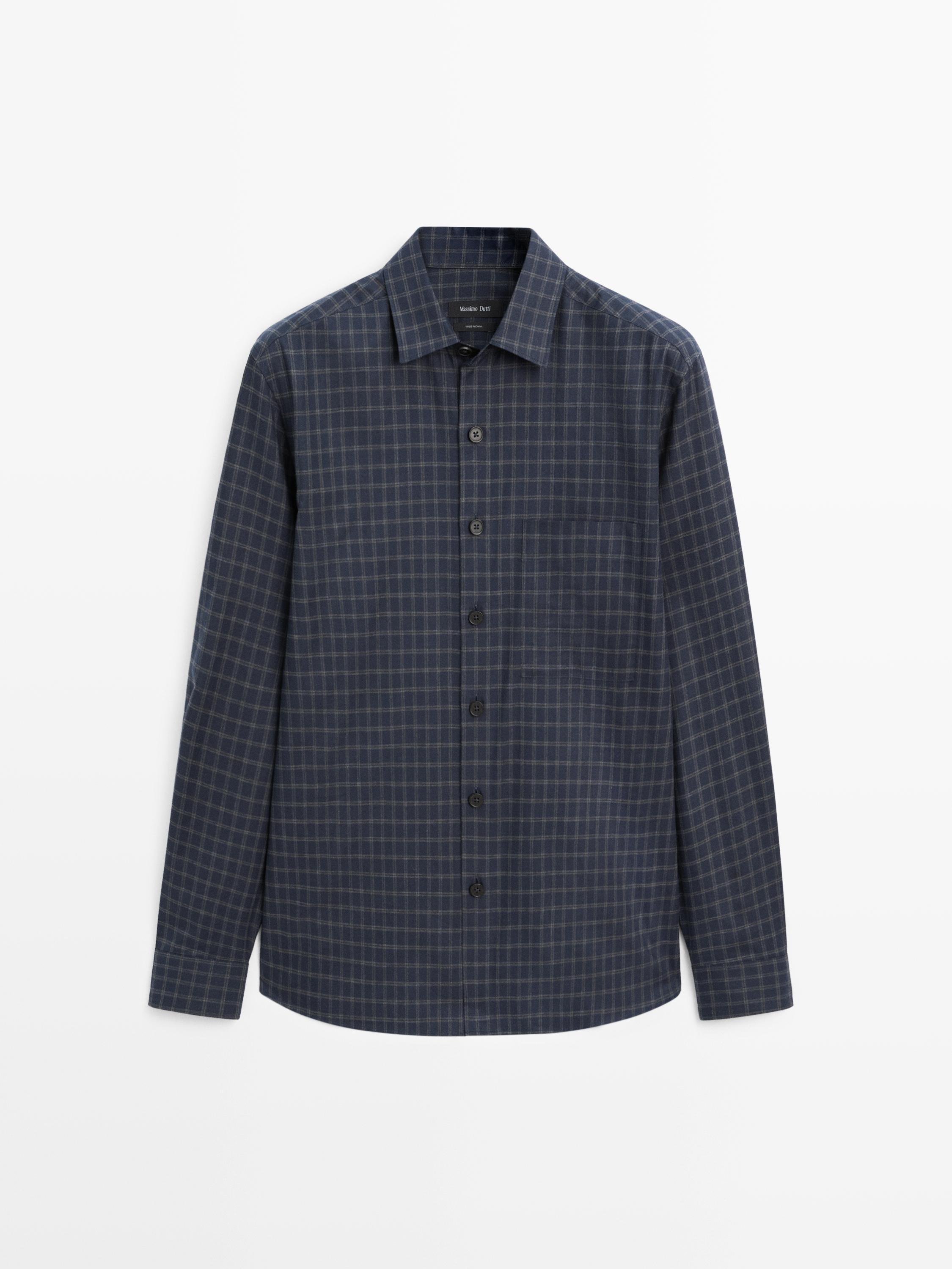 Chemise à carreaux relaxed fit
